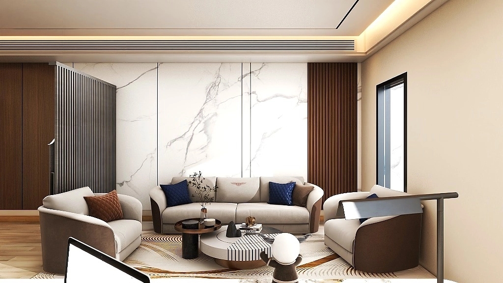 185平米公司办公室装修设计效果图