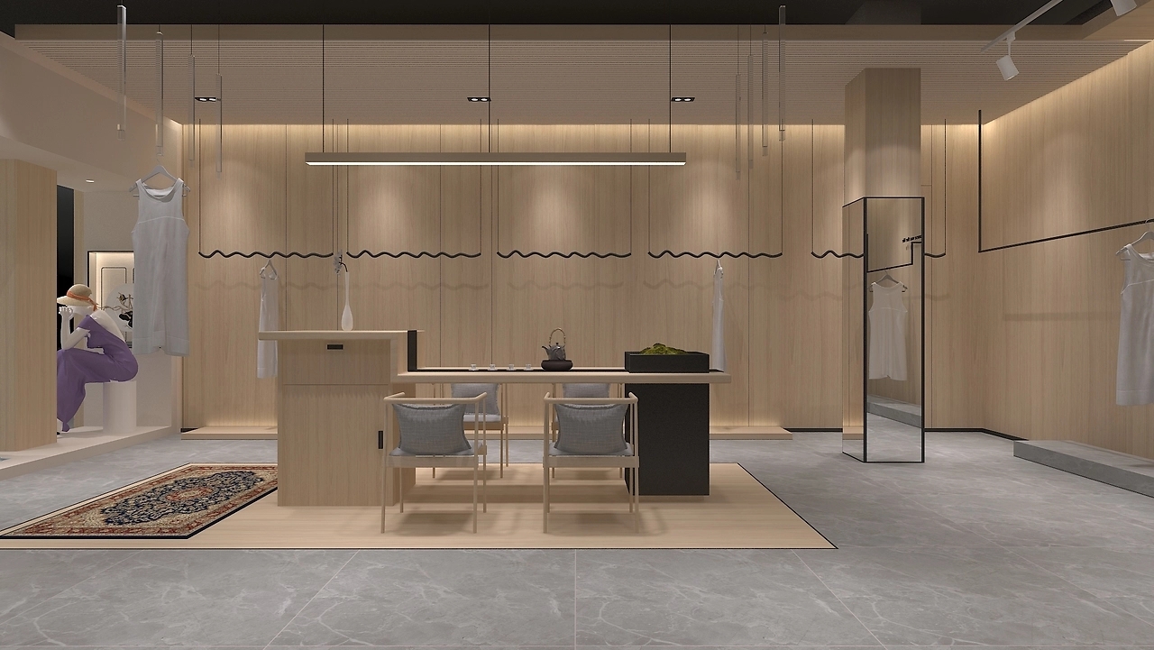 45平米女装店面设计装修效果图