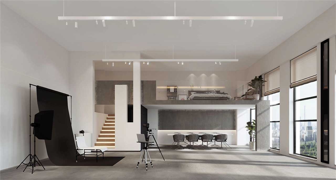 420平米郑州办公室装修设计效果图