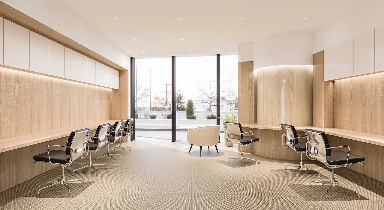 700平郑州办公室设计装修效果图