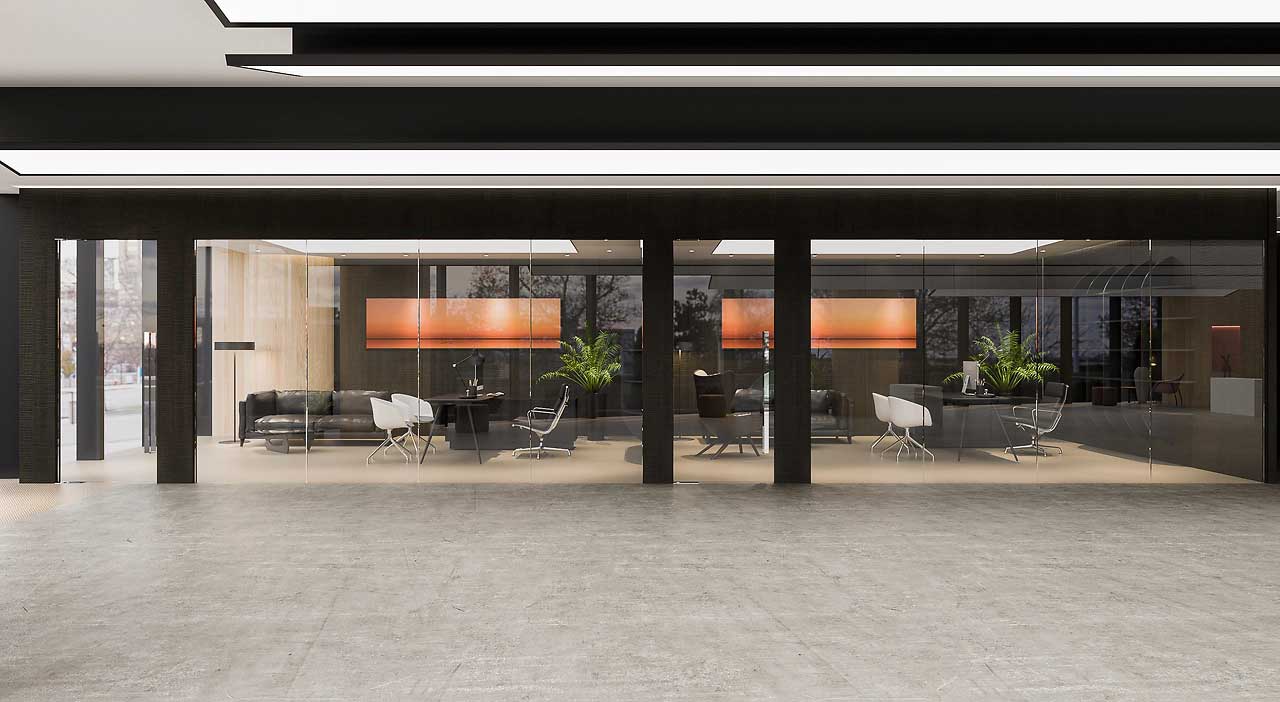 700平郑州办公室设计装修效果图