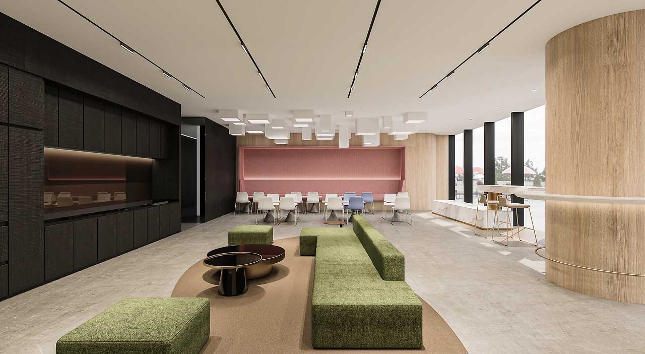 700平郑州办公室设计装修效果图