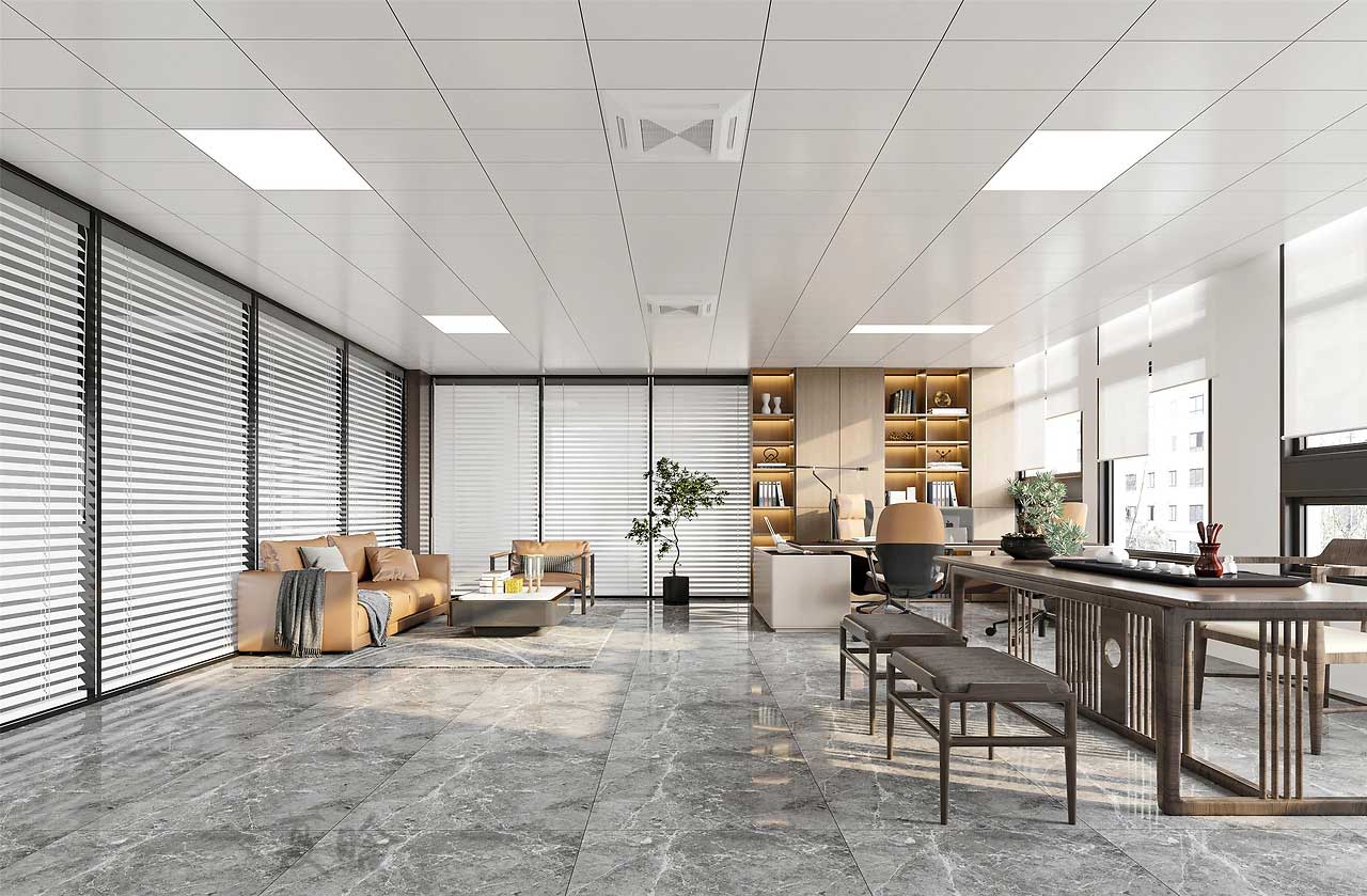 610平米现代风办公室装修设计效果图