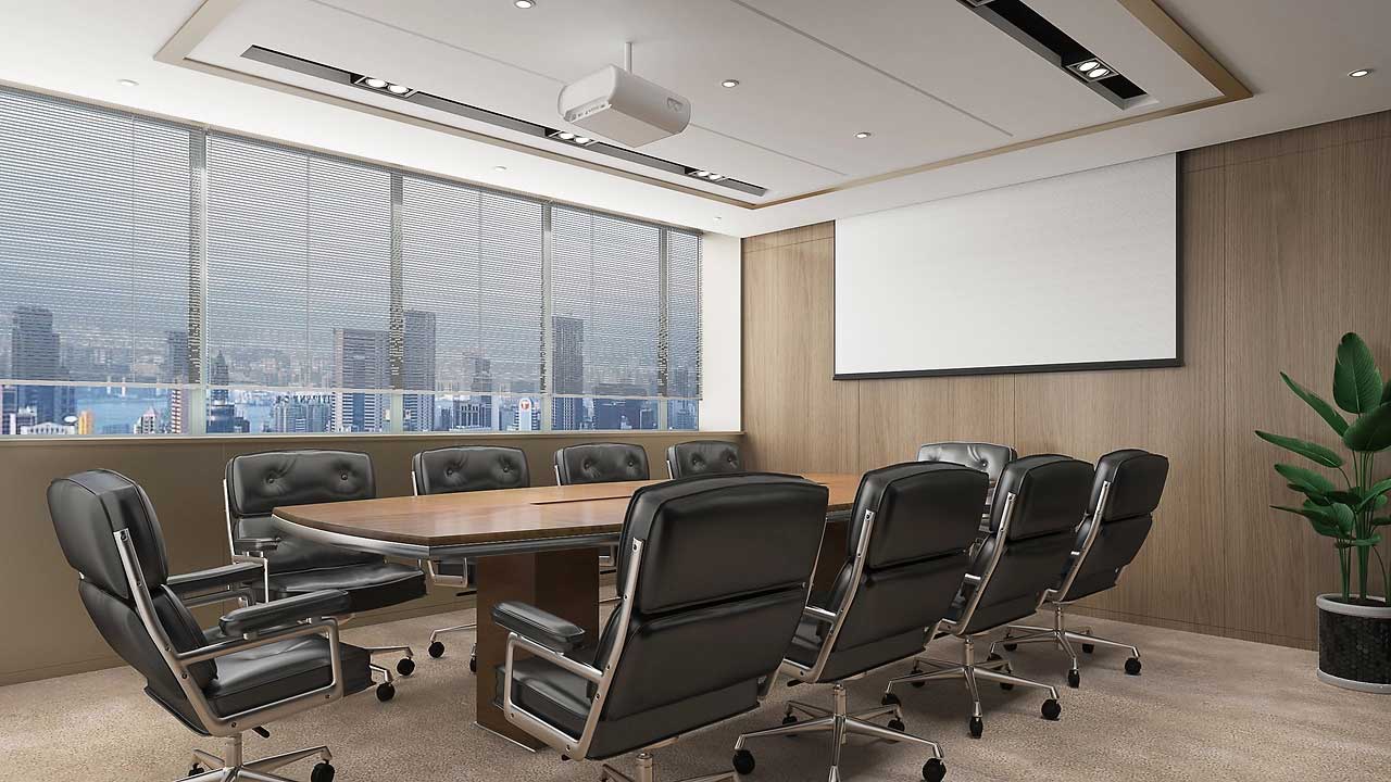 300平米商务风办公室设计效果图