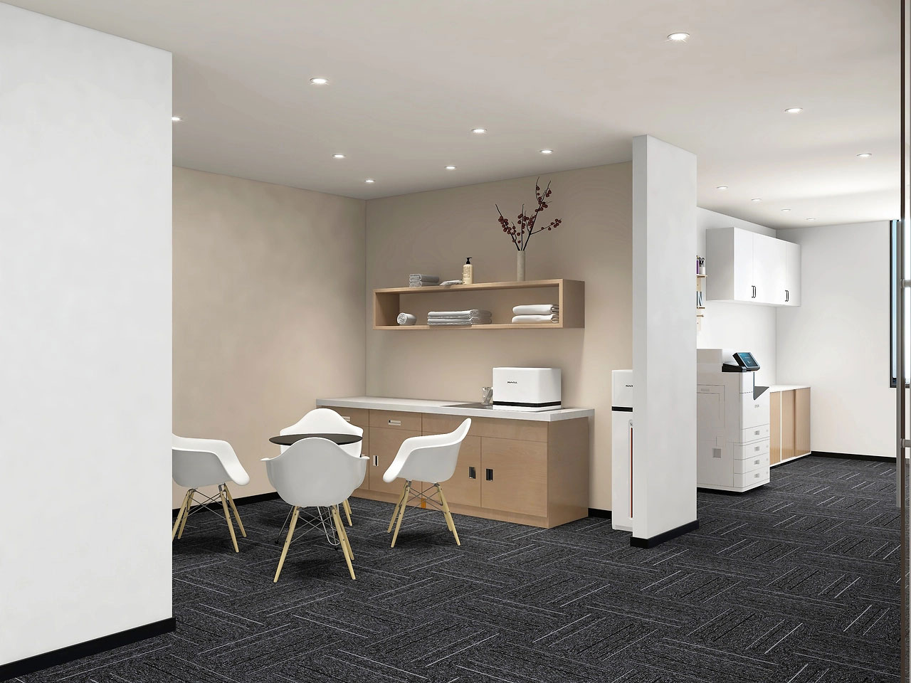 115平米郑州办公室装修设计效果图