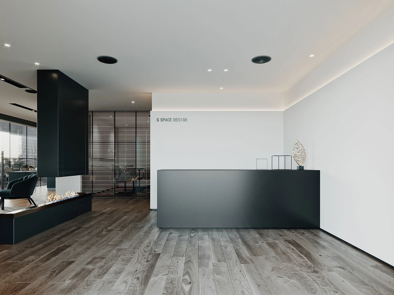 180平米郑州办公室设计装修效果图