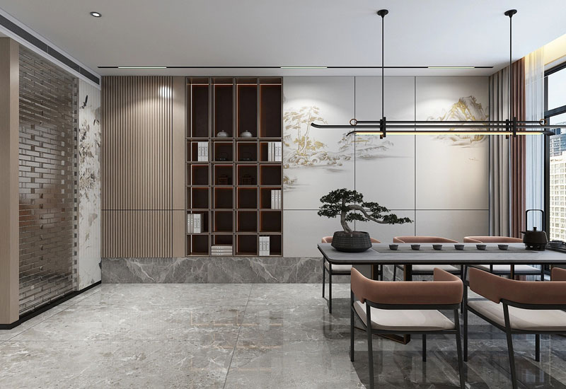 145平米郑州办公室装修设计效果图