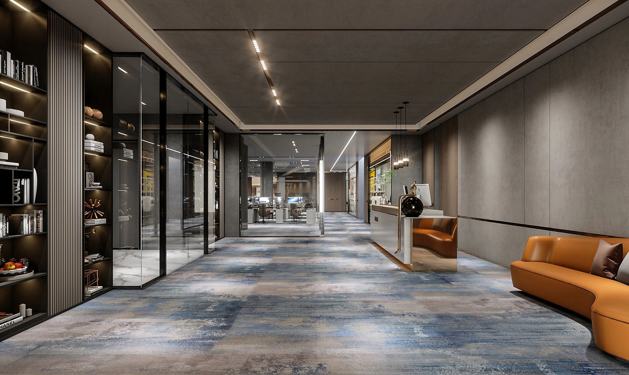 265平米高品质办公室装修设计效果图