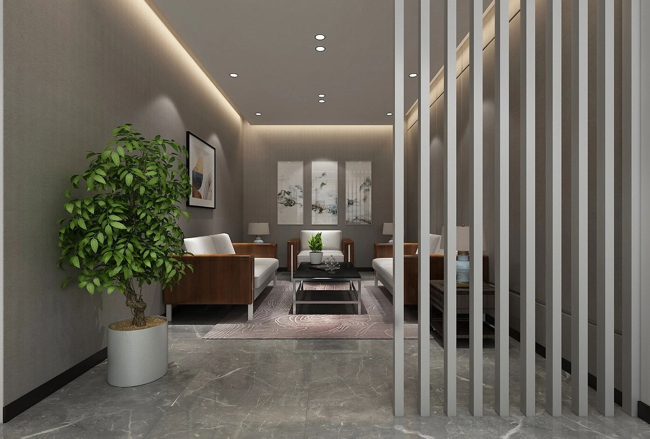 160平米郑州办公室设计装修效果图