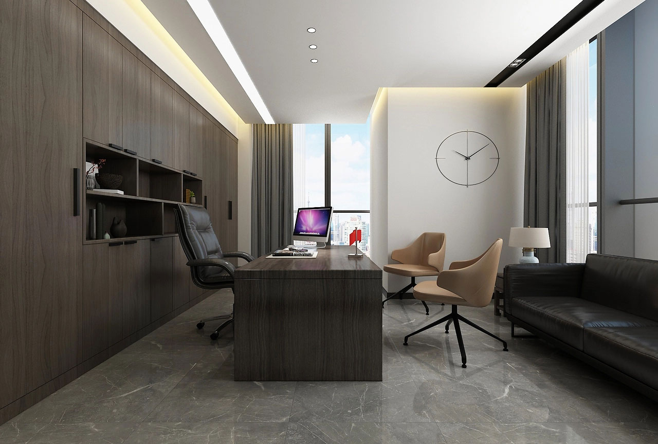160平米郑州办公室设计装修效果图