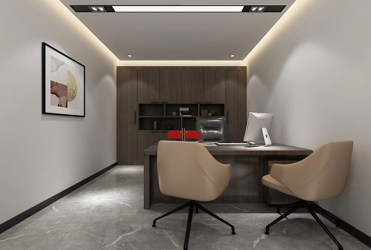 160平米郑州办公室设计装修效果图