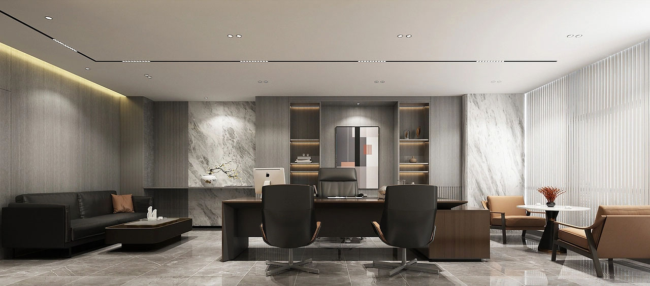 280平米郑州办公室装修设计方案效果图