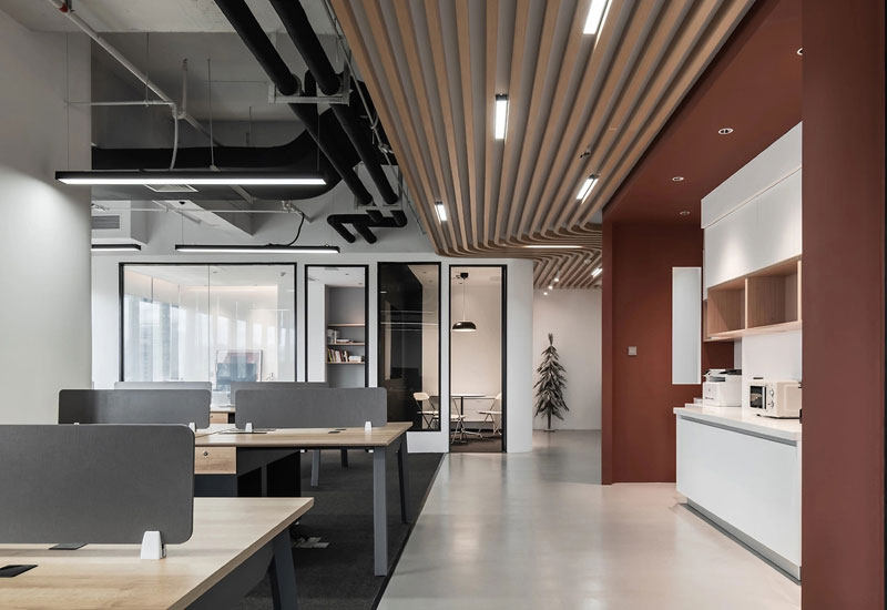 245平米郑州办公室装修实景案例图