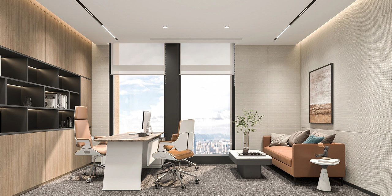 218平米郑州办公室装修设计效果图