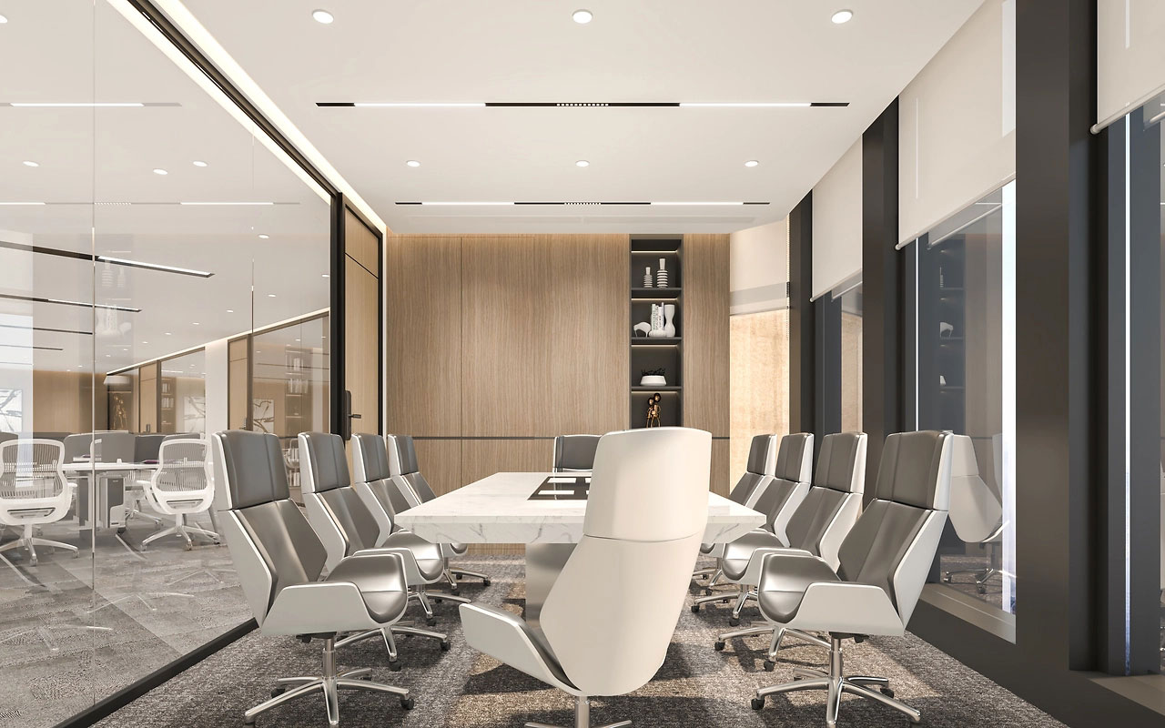 218平米郑州办公室装修设计效果图