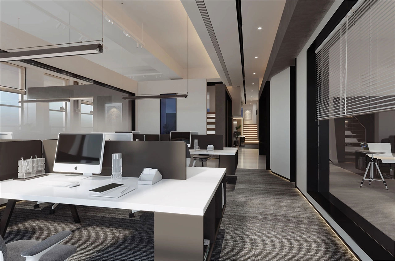 154平米LOFT办公室装修设计效果图