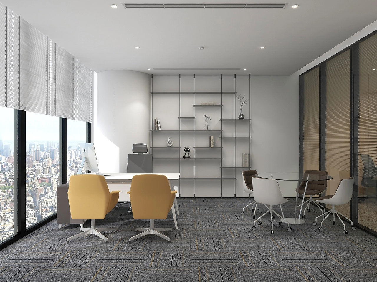 235平米办公室装修设计效果图