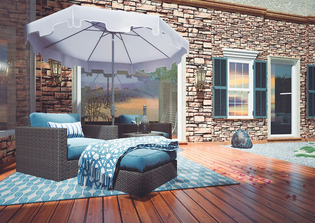 郑州别墅庭院设计效果图