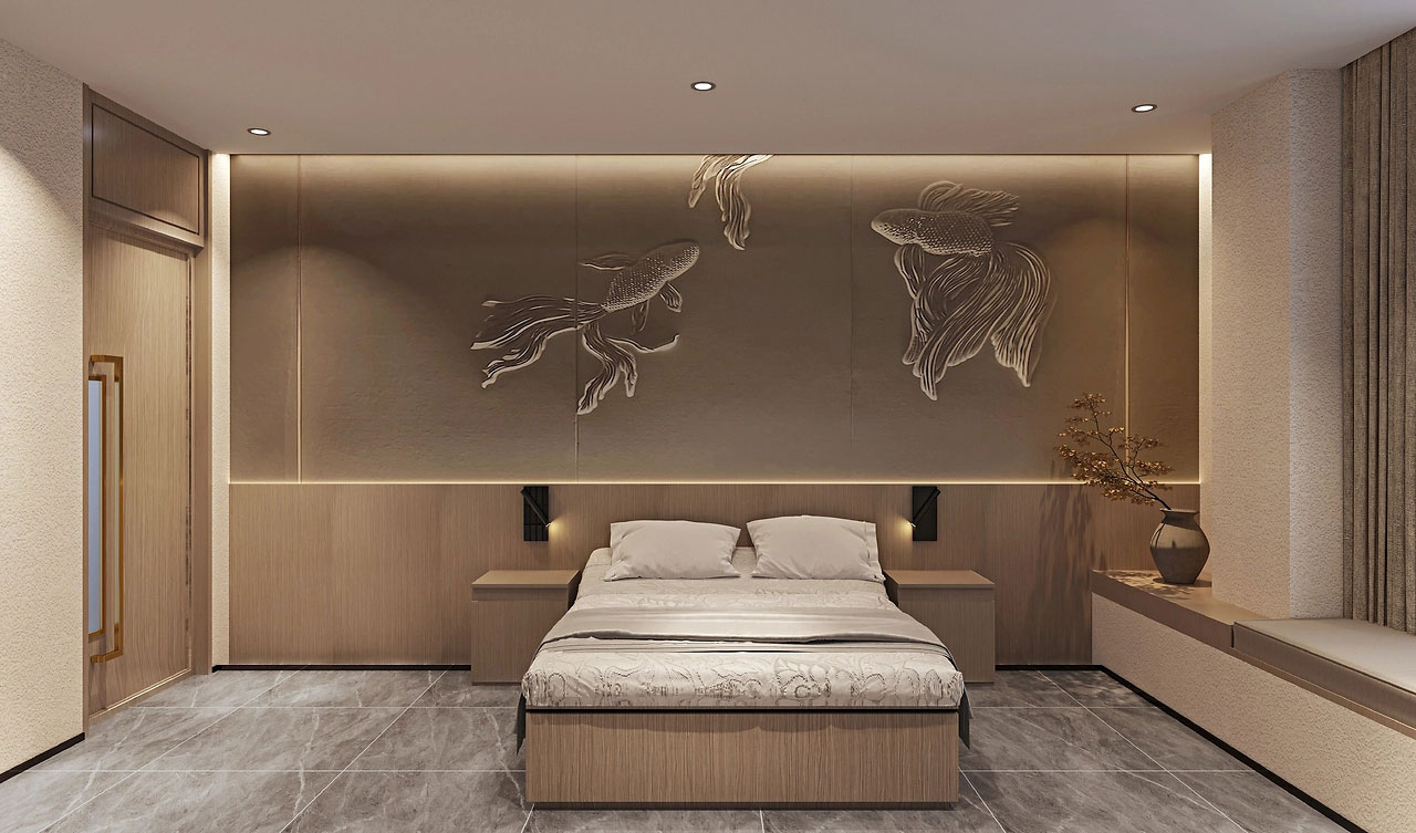 307平米新中式足浴会所装修设计效果图