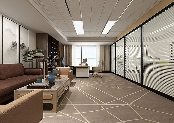 185平米郑州办公室装修设计效果图