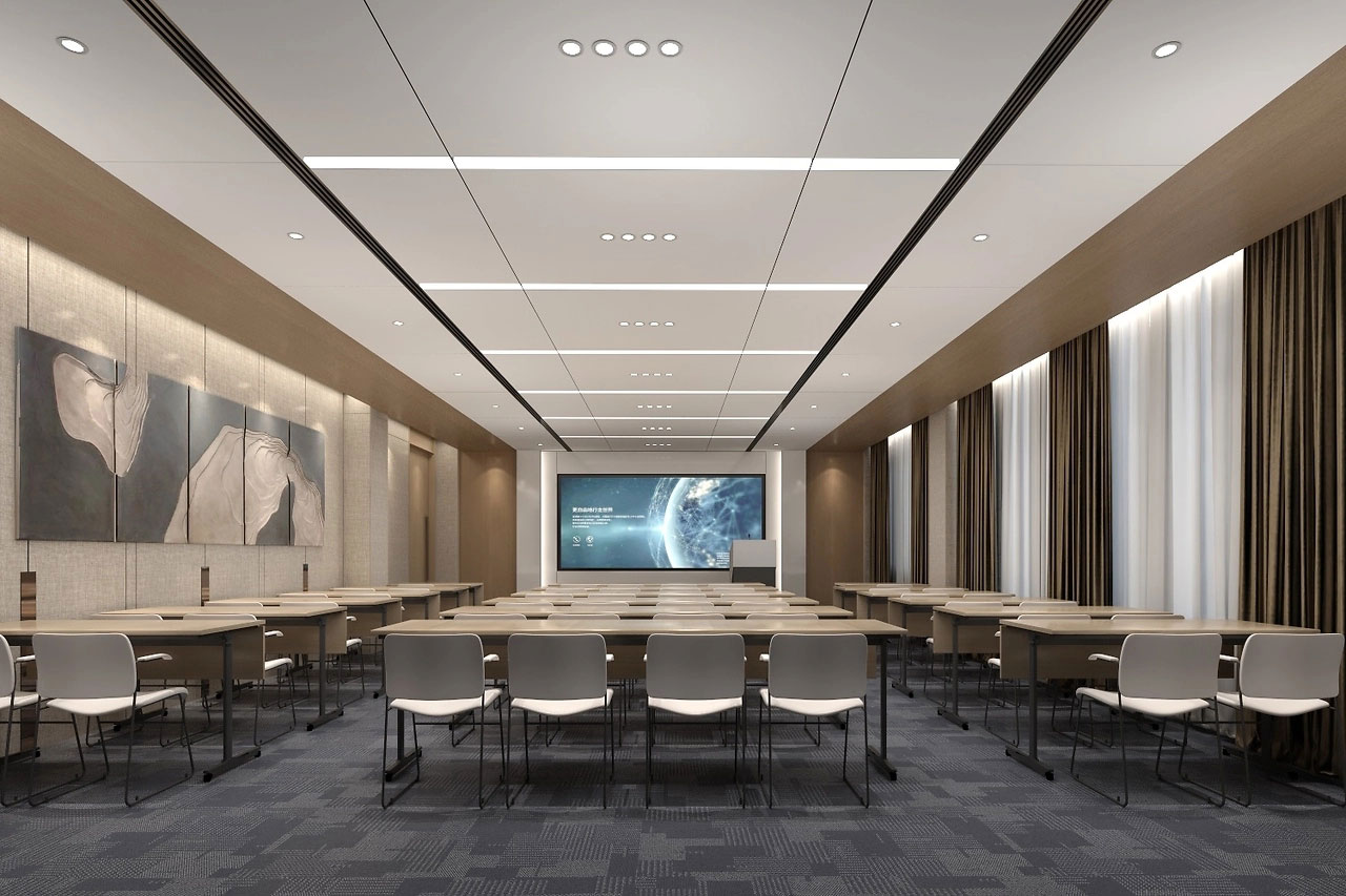 219平米建材科技办公室装修设计效果图