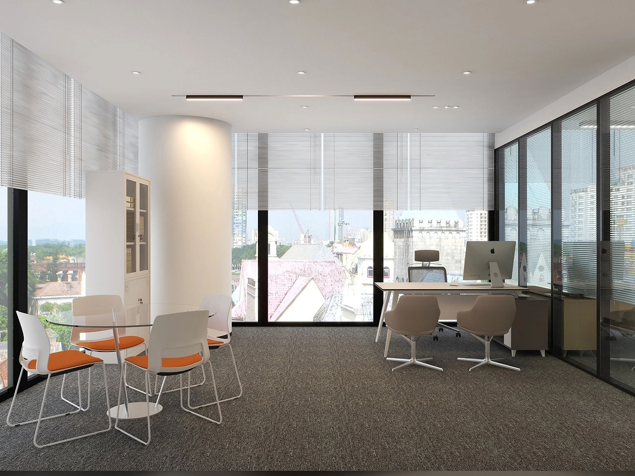 321平米郑州办公室设计效果图