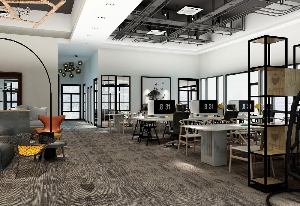 204平米郑州办公室装修设计效果图