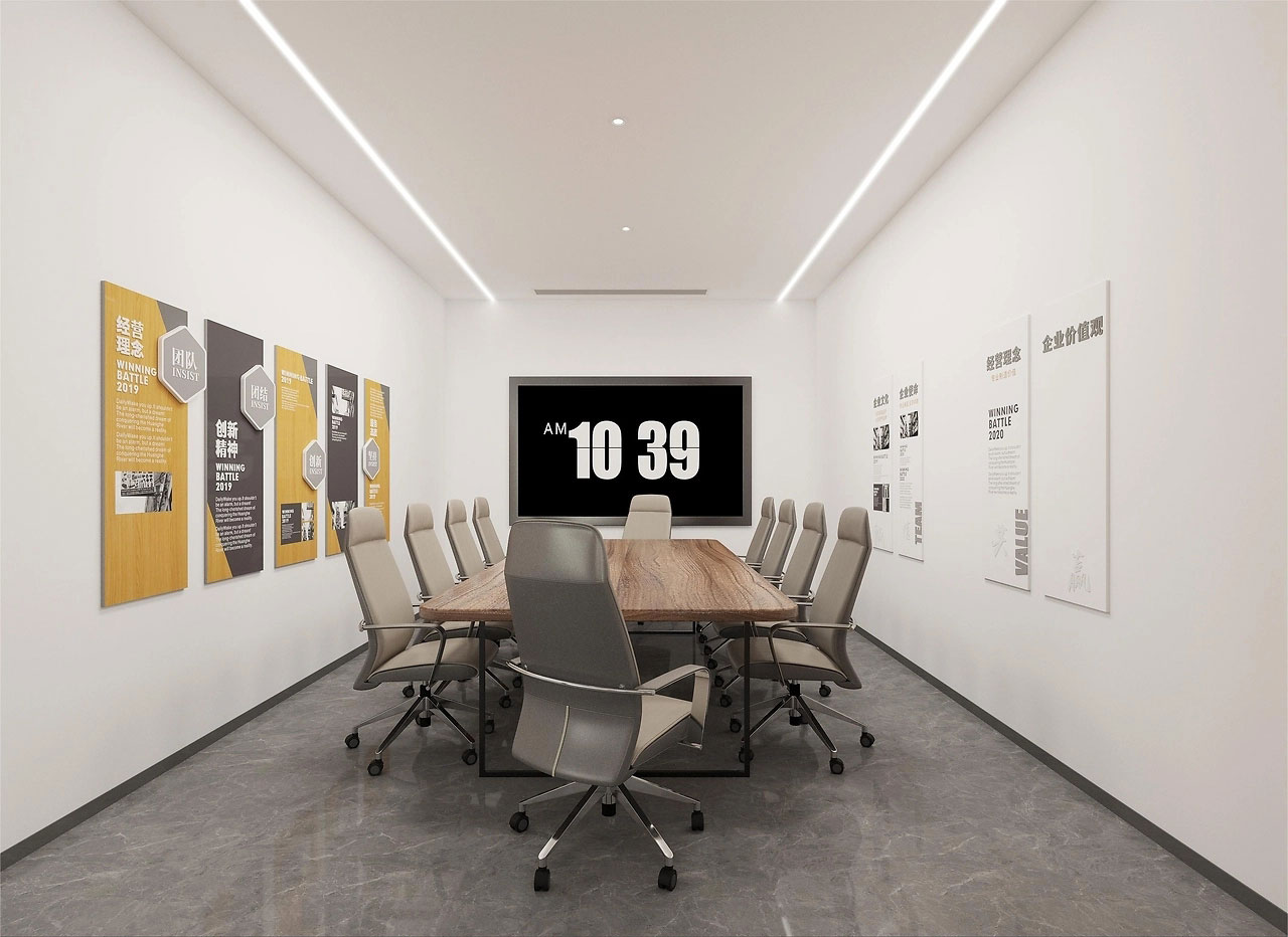 500平米郑州办公室装修设计效果图