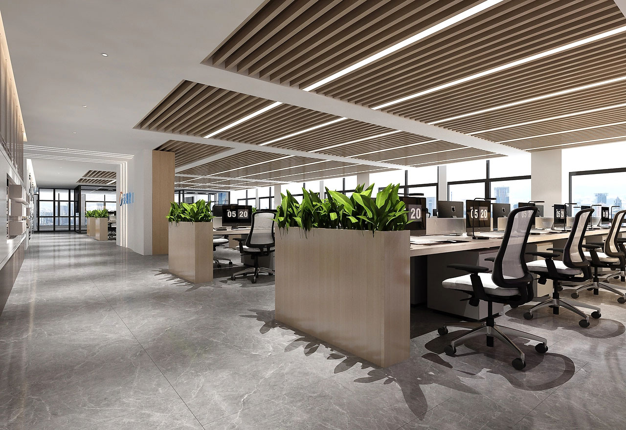 325平米郑州办公室装修效果图