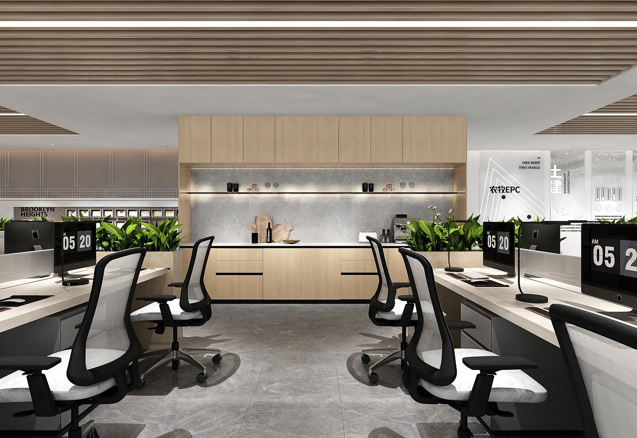 325平米郑州办公室装修效果图