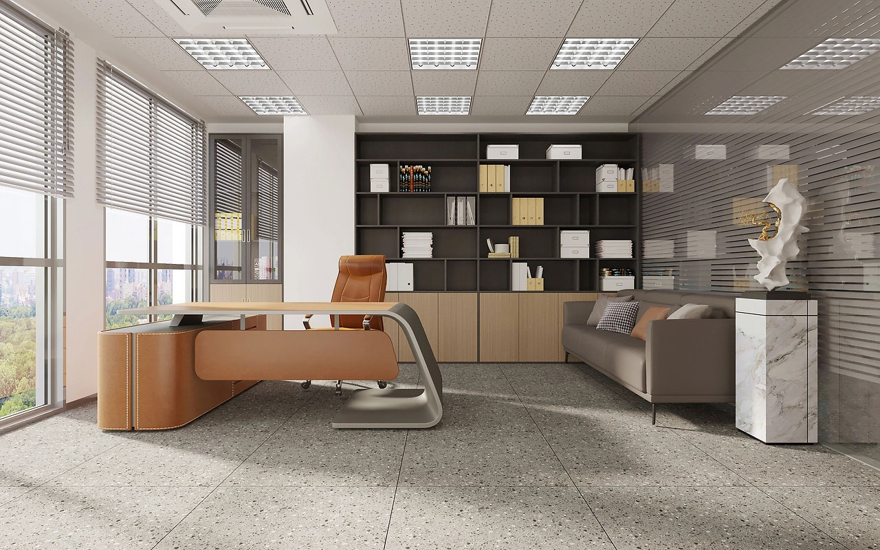 183平米郑州办公室装修施工效果图