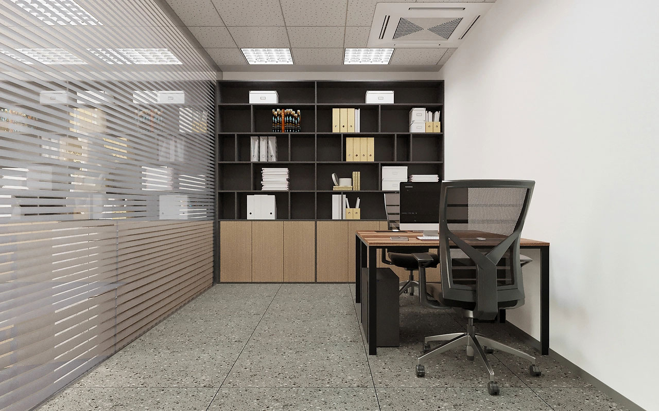 183平米郑州办公室装修施工效果图