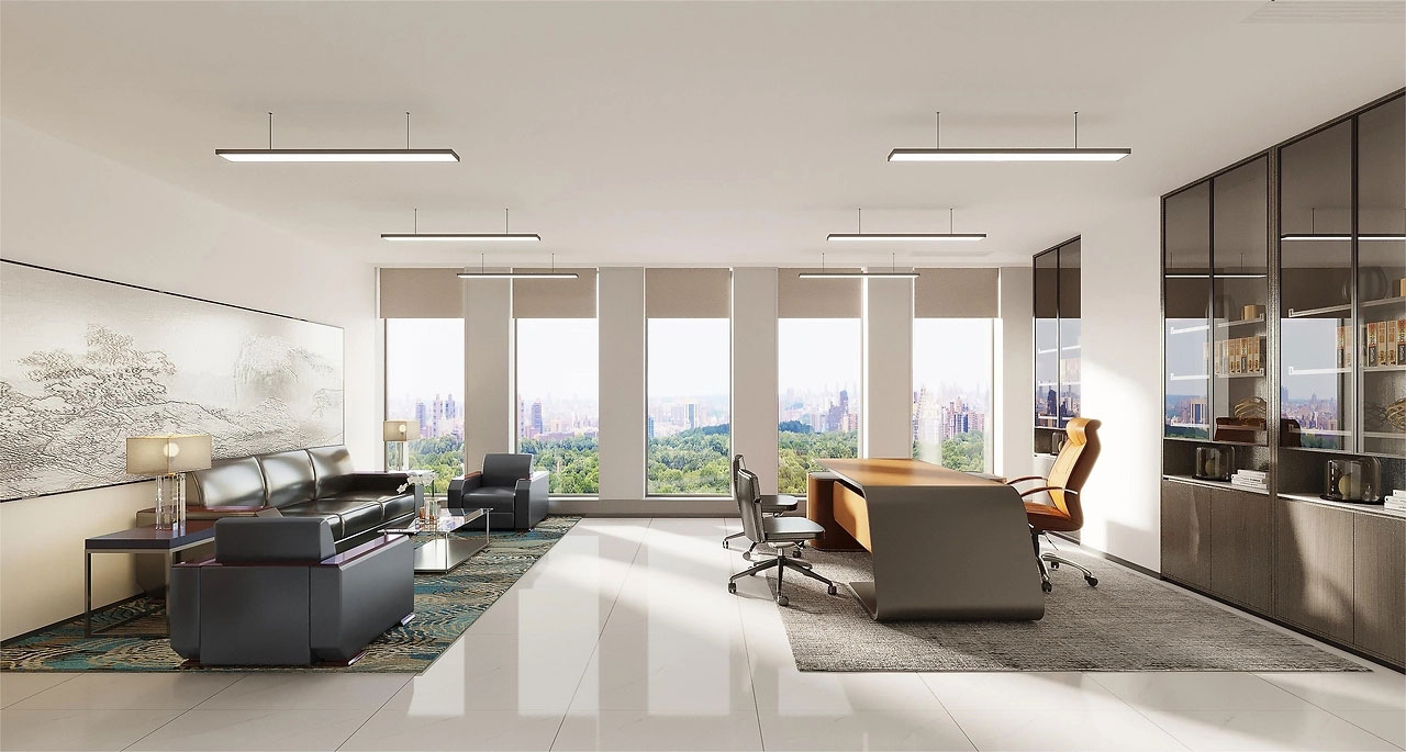210平米郑州办公室设计装修效果图