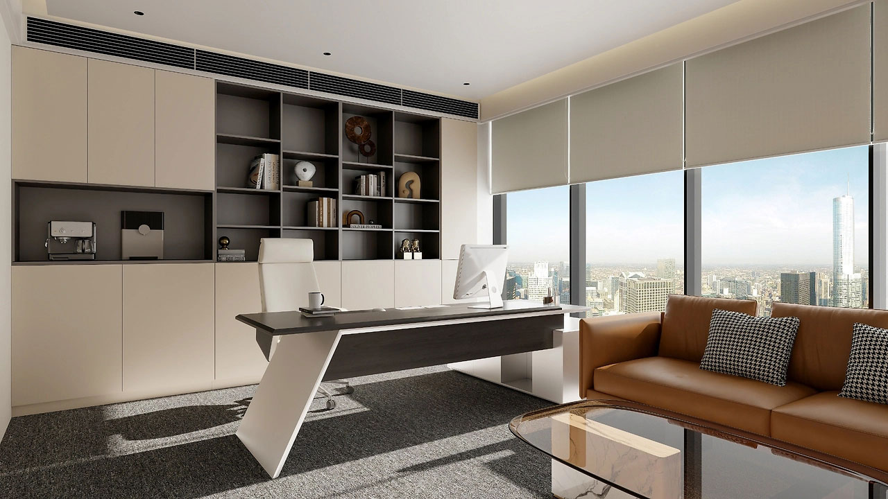 254平米郑州办公室设计施工效果图