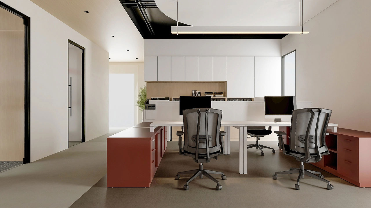 254平米郑州办公室设计施工效果图