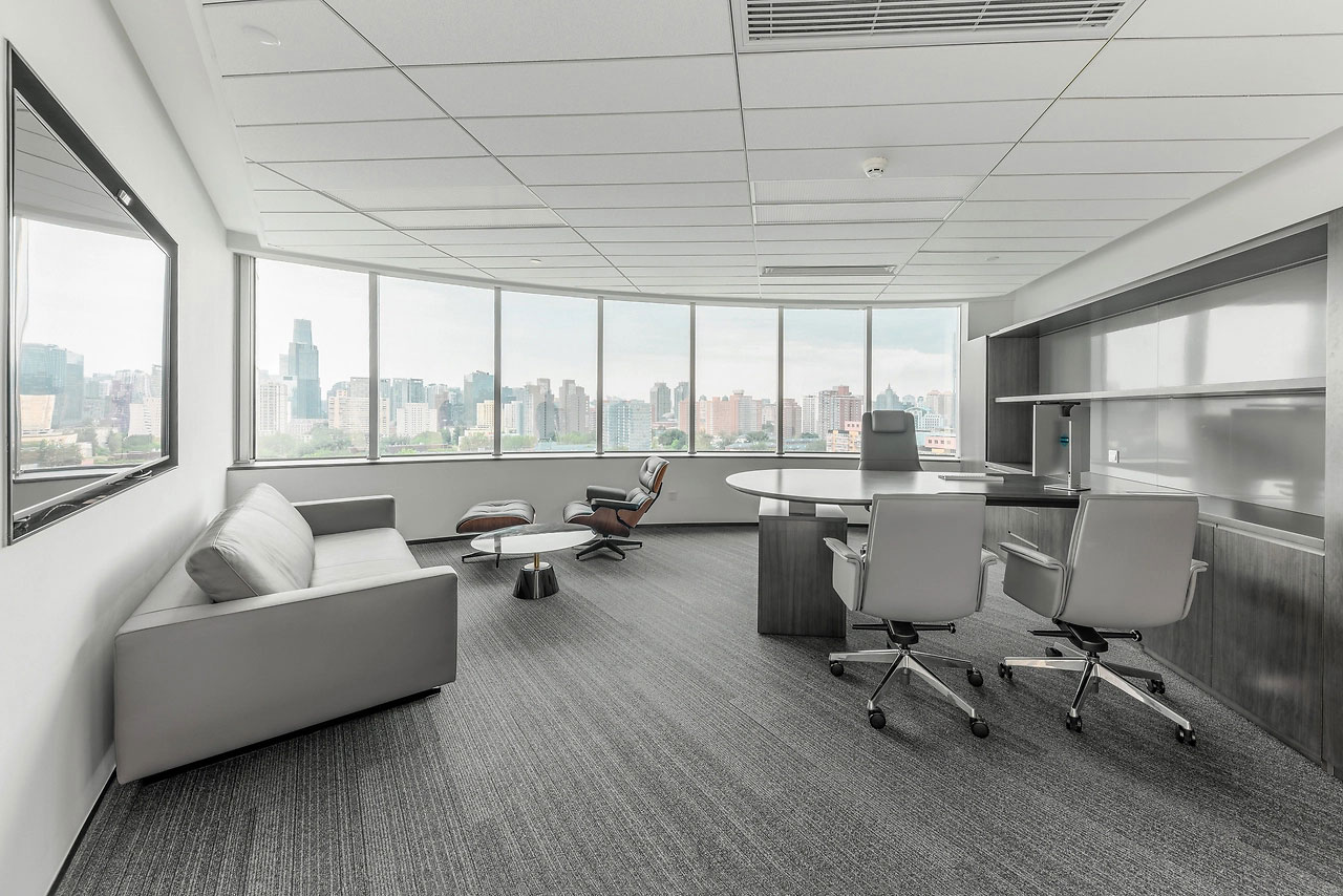 347平米新乡厂房办公室装修设计效果图