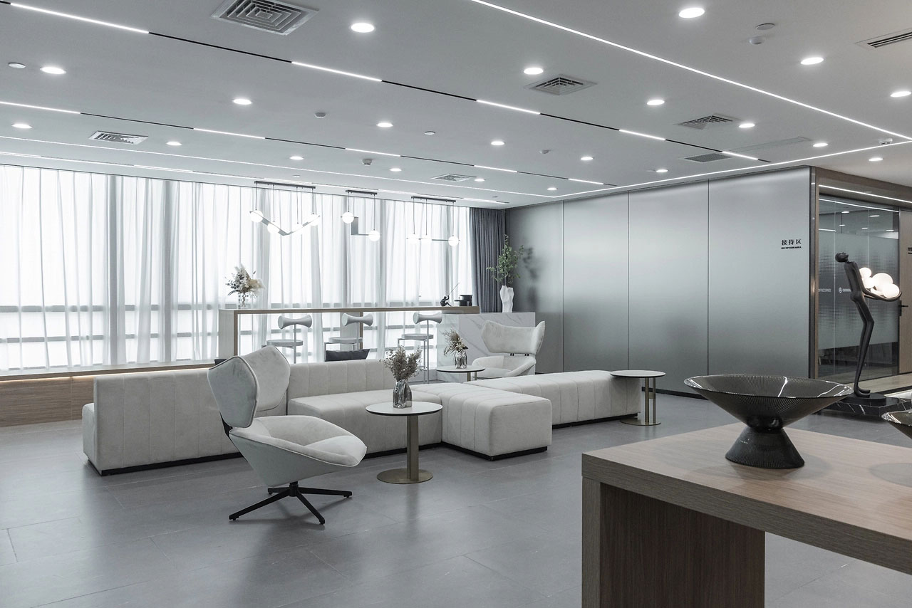 305平米郑州办公室装修设计效果图