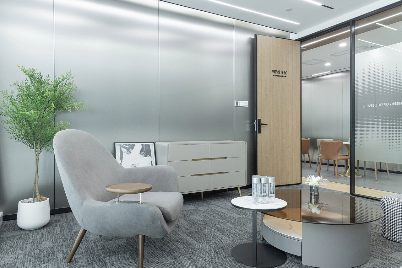 305平米郑州办公室装修设计效果图