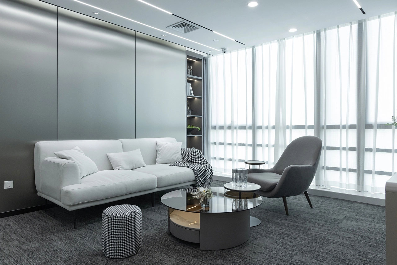 305平米郑州办公室装修设计效果图