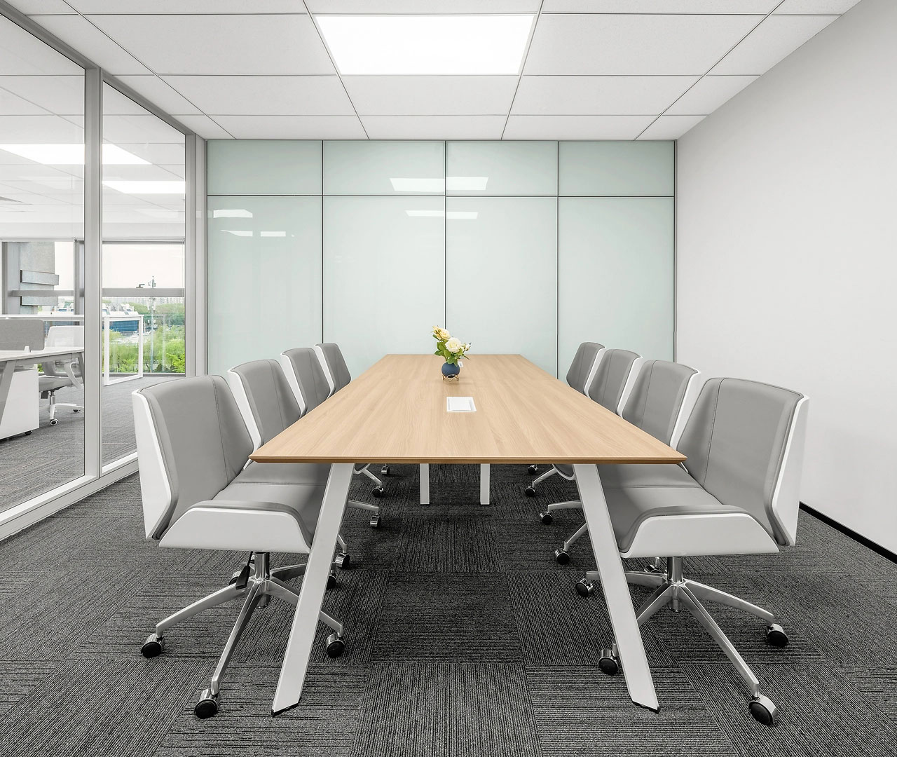 278平米郑州办公室装修施工效果图