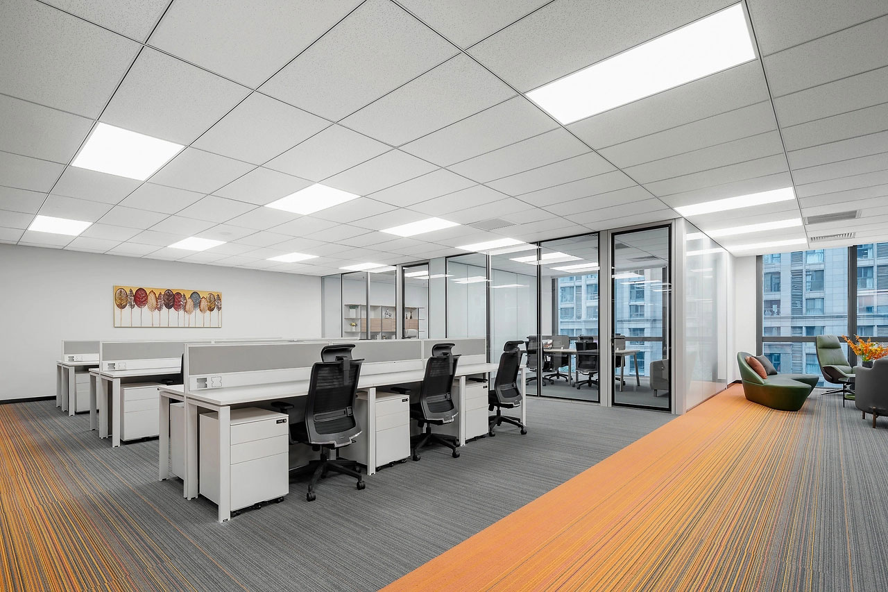 278平米郑州办公室装修施工效果图