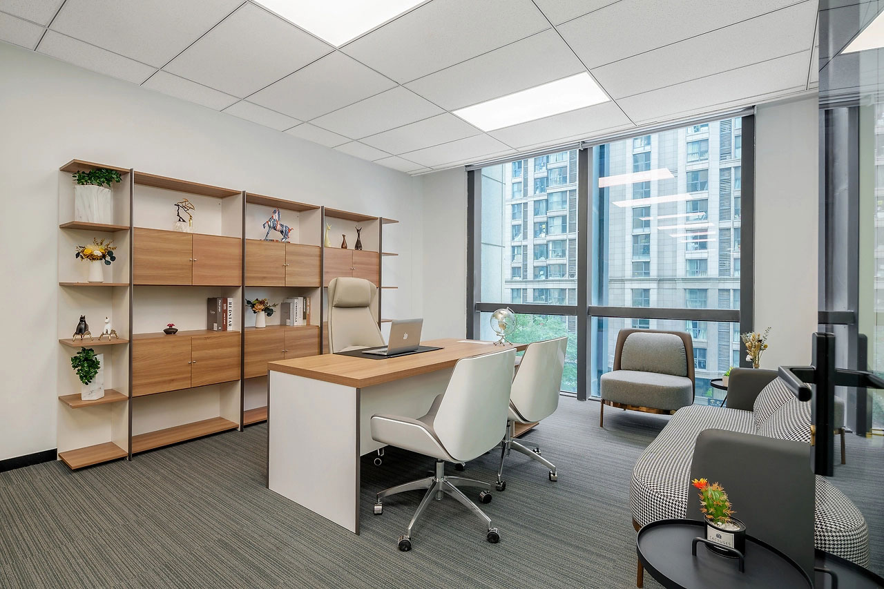 278平米郑州办公室装修施工效果图