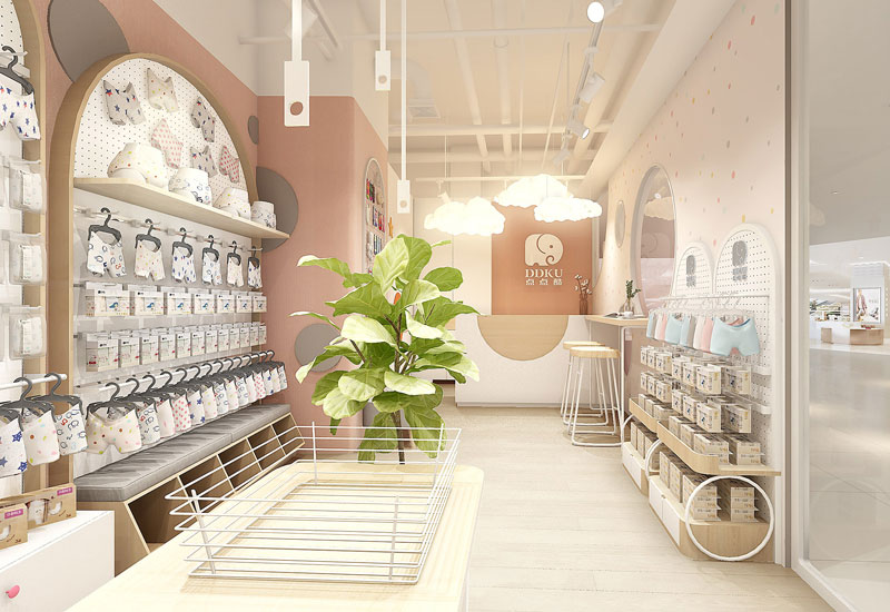 45平米郑州母婴用品店装修设计效果图