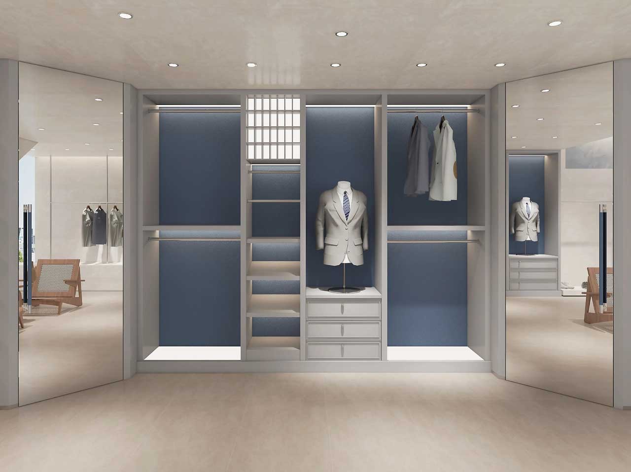 320平米郑州婚纱摄影店装修设计效果图