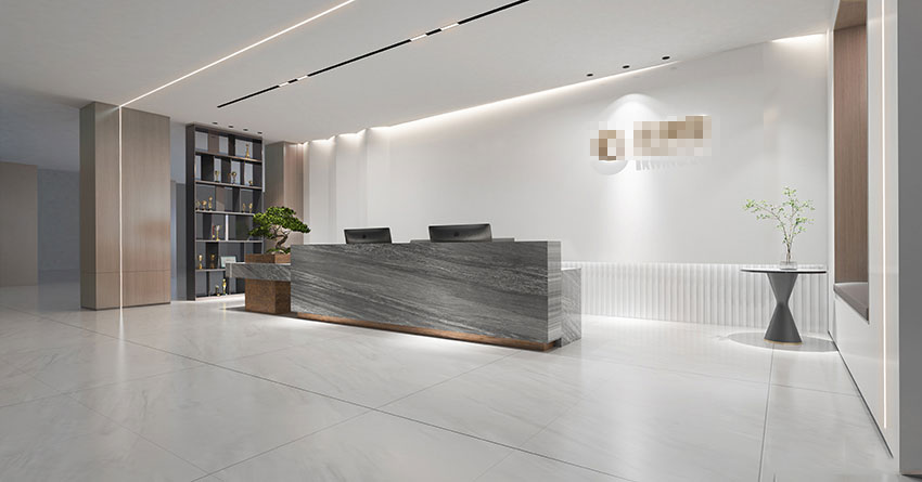 350平米郑州办公室装修施工效果图