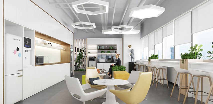 375平米郑州办公室装修设计效果图