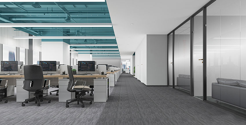 215平米郑州办公室装修设计效果图