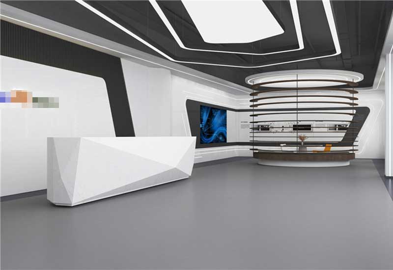 315平米企业办公室装修设计效果图