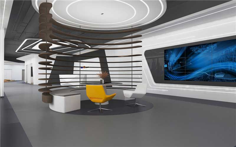 315平米企业办公室装修设计效果图