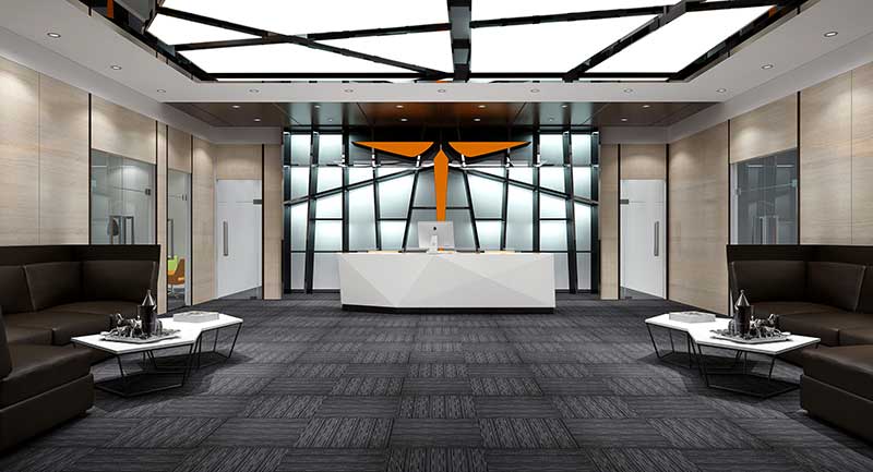 275平米郑州办公室装修施工效果图